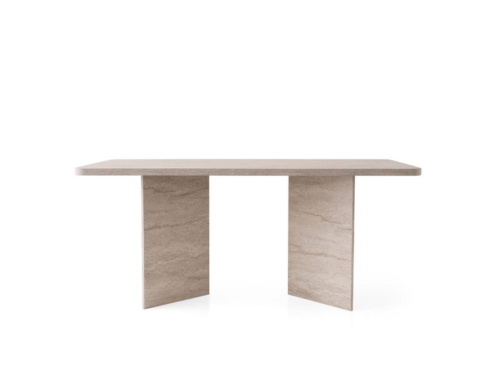 Hanah Home Mesa de Comedor Loft - 2931 en Travertino Hanah Home Mesa de Comedor Loft - 2931 en Travertino